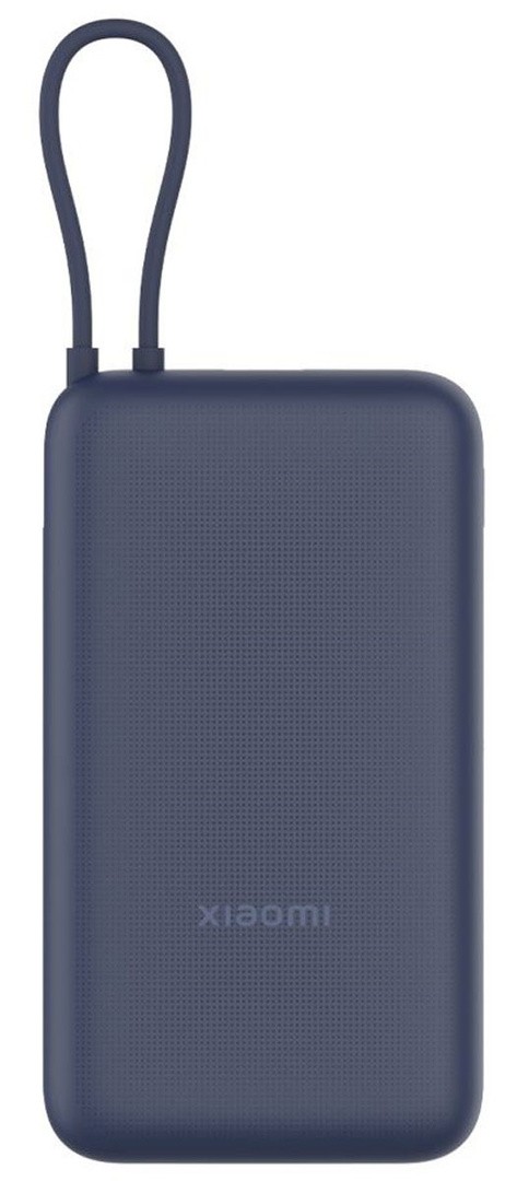 POLNILNIK ZA GSM XIAOMI POLNILNA BAT. 20000MAH Z VGRAJENIM KABLOM MODRA