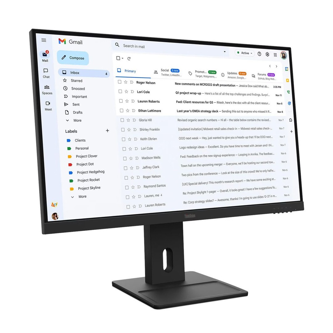 RAČUNALNIŠKI MONITOR LENOVO THINKVISION E27-40 IPS 27"/FHD/100HZ/350CD/3Y