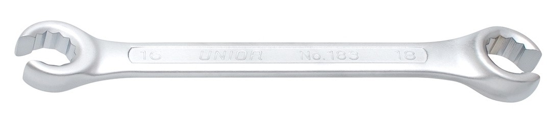 UKRIVLJEN ODPRTI OBROČNI KLJUČ UNIOR 16 X 18 MM ART. 183/2 (615147)