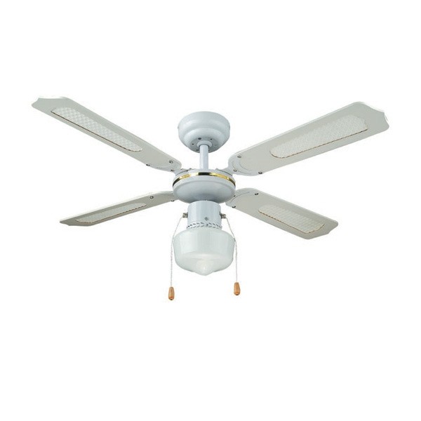 STROPNI VENTILATOR S SVETILKO FI105 4 ELIS 1X60W E27