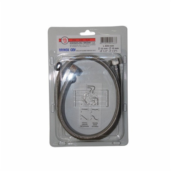 VEZNA CEV ZA KOTLIČEK BRINOX 800 15 MM-15 MM