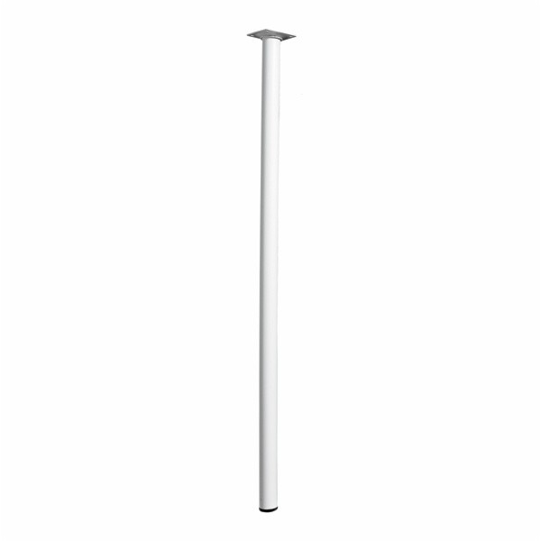 POHIŠTVENA NOGA HETTICH DIY, OKROGLA FI 30X800 MM, BELA