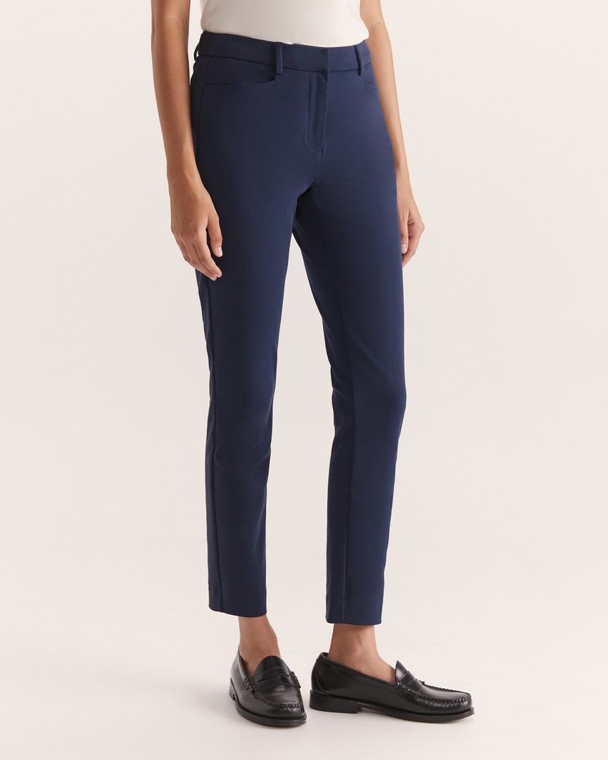 Tia - Straight Leg Turnover Pant