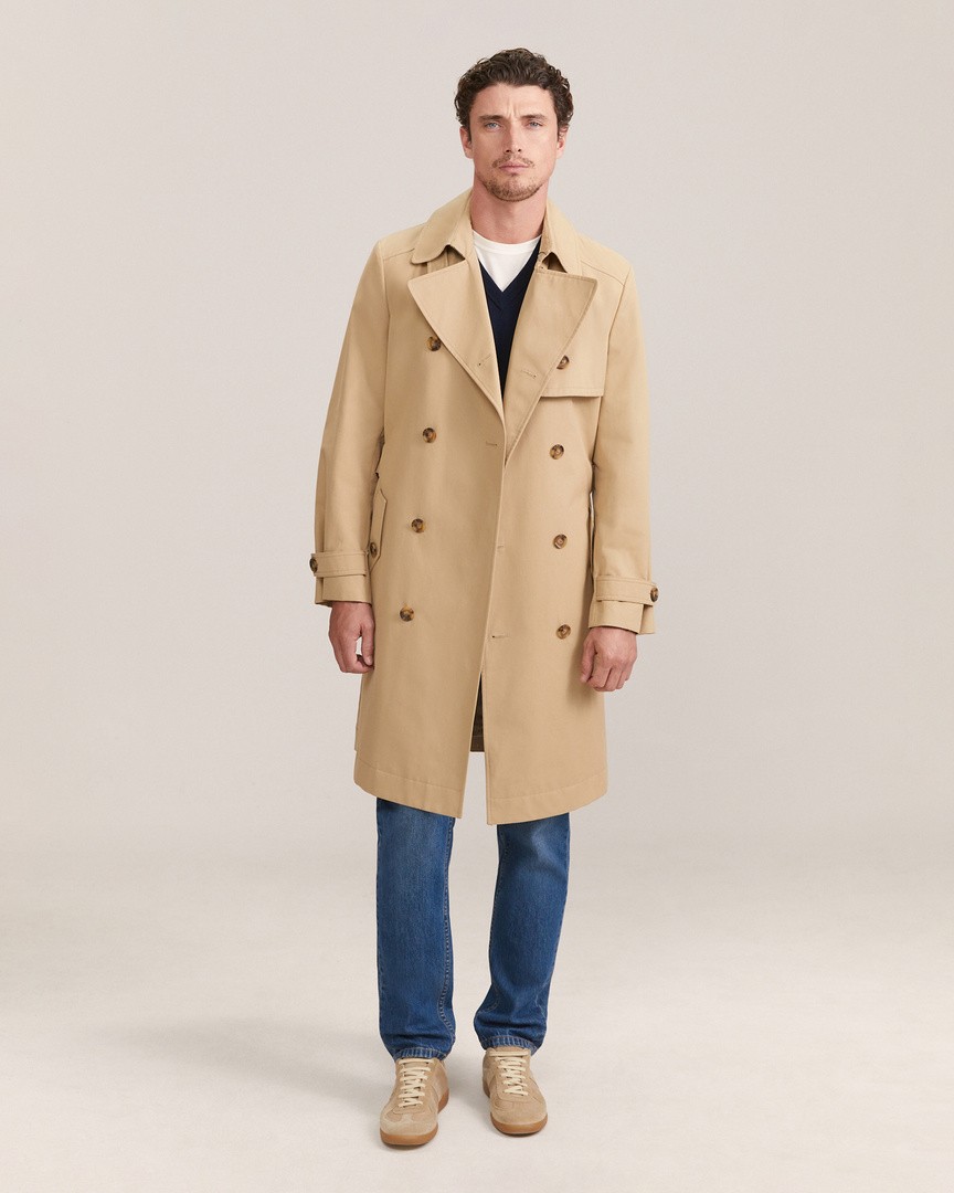 Trench coat mens david on sale jones