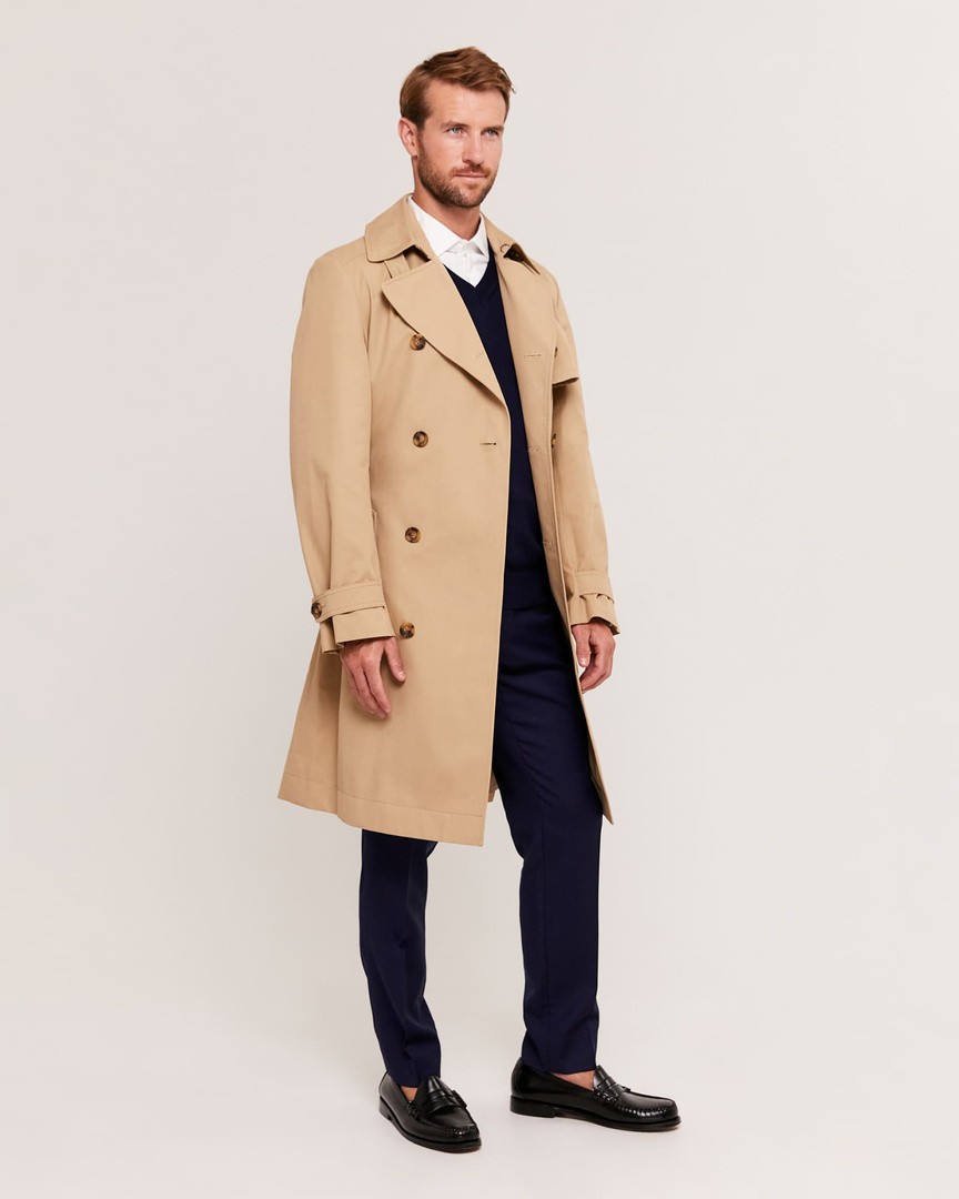 Trench coat mens david on sale jones