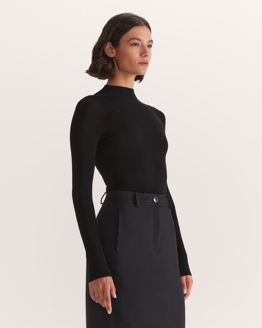 saba claudia roll neck