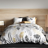 Parure De Draps Degrees Home - 3 Pièces, Microfibre, Pour Lit 90x190 Cm, Blanc, Drap-housse élastique 25 Cm