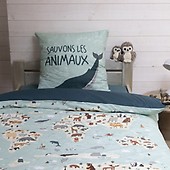 Parure Lit Pat' Patrouille Réversible 140x200 Cm 100% Coton – Housse + Taie Chase Everest Stella