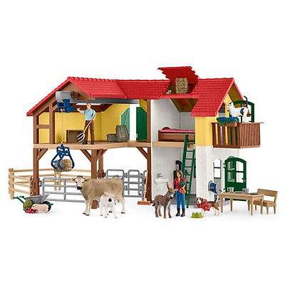 SCHLEICH - Ferme éducative - 42605 - Farm World - Jouet pour