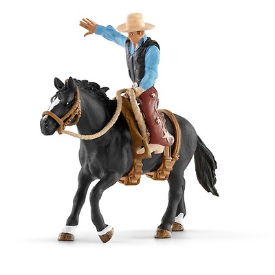 Schleich 41417 NEW!! Barrel Racing with Cowgirl 