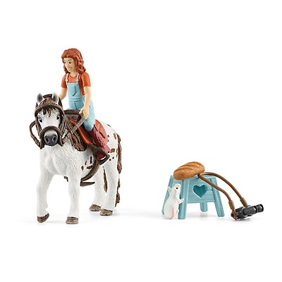 schleich barrel racing set