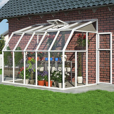 6'x8' (1.8x2.4m) Rion White Sun Room | Shedstore