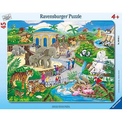 TRÖTSCH Puzzle Encadré Waldfreunde – Jeu Enfant Dès 3 Ans, Pièces Colorées, Cadre Stable