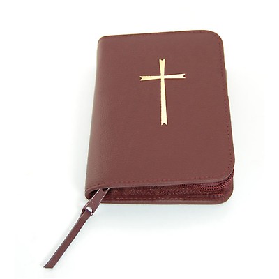Gotteslobhülle Schwarz mit Kreuz gold Heft- & Buchumschläge