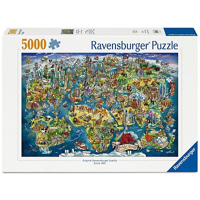 Art Puzzle Für Erwachsene - 5392 Teile Premium-Puzzle Mit Einzelstück-Schnitt | Mehrfarbig