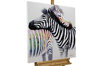 Bewundernswerte Gemälde mit Zebras | kaufen KunstLoft