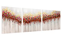 KunstLoft® Acryl Gemälde 'Together Apart' 200x100cmBild mehrteilig 