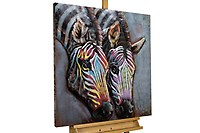 mit Bewundernswerte KunstLoft Gemälde kaufen Zebras |