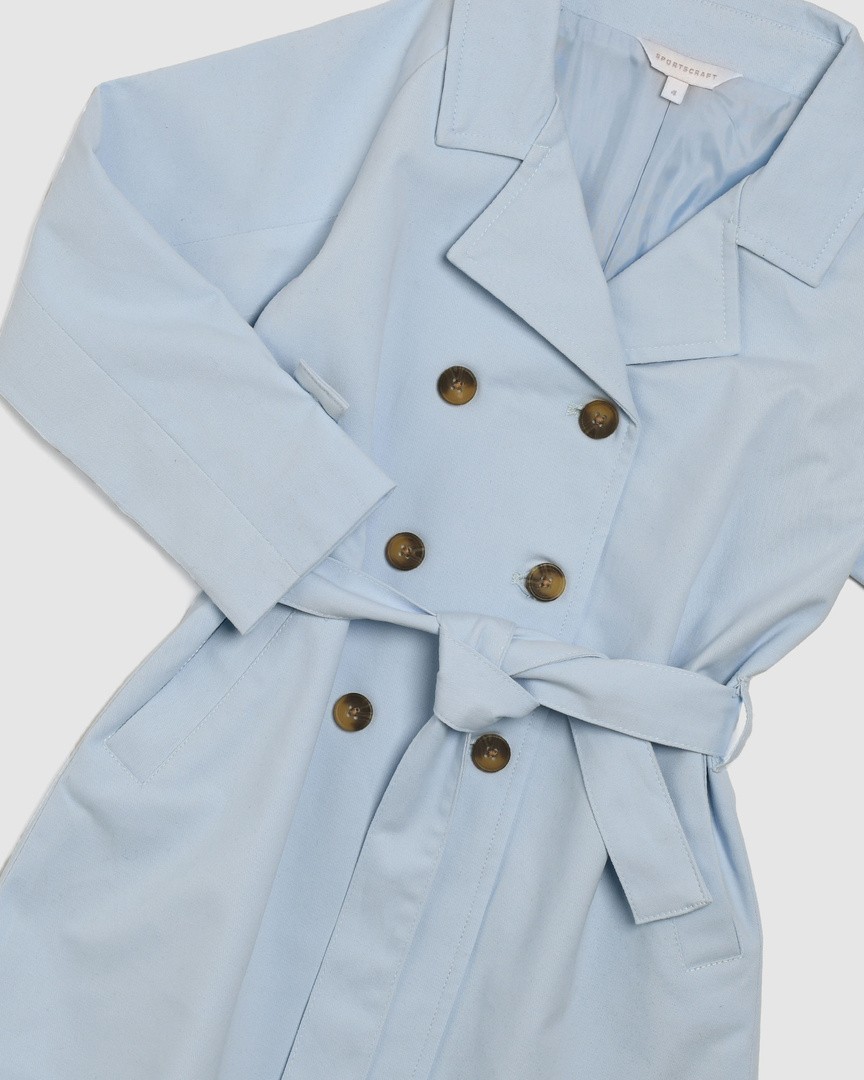 Audrey classic double breasted trench coat hot sale with detachable flannel liner & hood