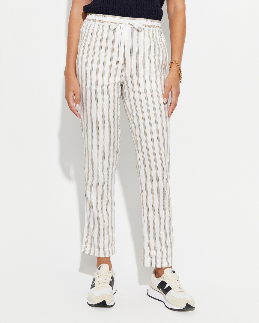 Rosa Stripe Linen Pant