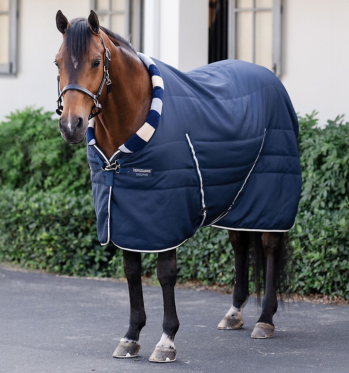 Couverture d'écurie Horseware Rambo Optimo Heavy 400G Noir 175cm