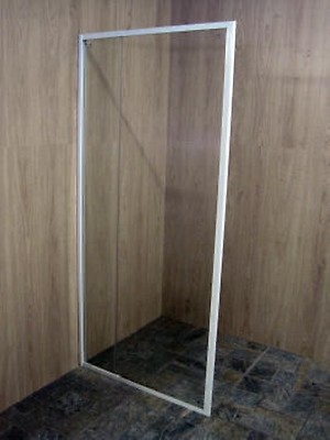 Shower Corner Entry Pivot Square Glass Ovvio Door Panel Chrome