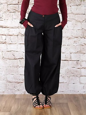 Pantalon Bouffant élastique Kalika Pour Femme - Fantazia Shop, Coton, Taille Grande, Neuf
