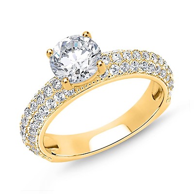 Pandora Hart ring voor dames, sterling zilver, zirkonia