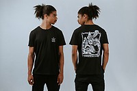 Back 2 The Real - Premium Weight Hemp/Cotton T-Shirt - Mens - Black
