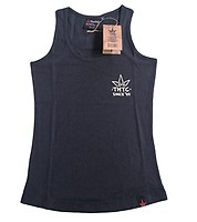 Back 2 The Real - Organic Hemp/Cotton Tank Top - Womens - Black