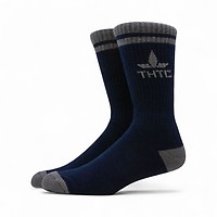 THTC Socks - Mens - Navy/Grey Marl