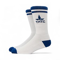 THTC Socks - Mens - White/RoyalBlue