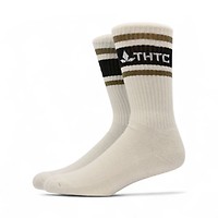 THTC Socks - Mens - Ecru/Army/Black