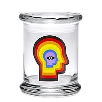 420 Science Pop Top Jar - Rainbow Mind