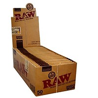 RAW Classic Single Wide Rolling Papers x 50
