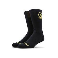 THTC Gold Lion Socks - Black
