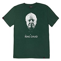 King David - Men's Hemp/Cotton T-Shirt - Bottle Green