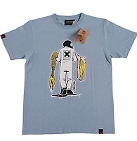 The Rescue - Premium Weight Hemp/Cotton T-Shirt - Mens - Stone Blue