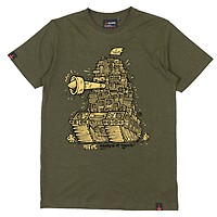 Tribes Weapon of Choice - Premium Weight Hemp/Cotton T-Shirt - Mens - Army Green