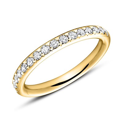 Memorie-Ring Damenring Memory Ring 585 Gold Verlobungsring in Gelbgold ME02 