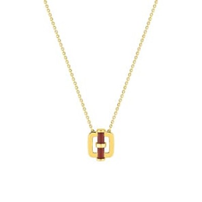 AN-100693-GG | Necklace with Pendant 750/18 K Yellow Gold with