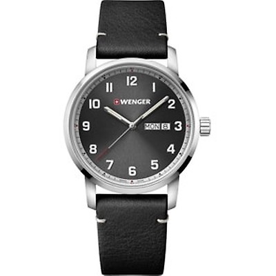 01.1541.122 Wenger Attitude Day Date Grey Brown O 42mm