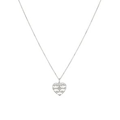 5647924 | Swarovski Matrix necklace Mixed cuts, Heart, White