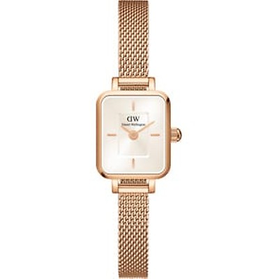 Daniel Wellington 腕時計 QUADRO MINI MELROSE BLUS DW00100650 Quadro mini-blush square dial watch for women | DW