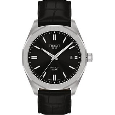 T150.410.16.051.00 | Tissot PR 100 Quartz 40mm Cuir noir