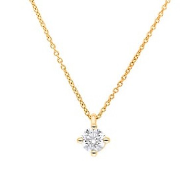 Collier Or 18 Carats Avec Perle Et Diamants (0,20 Ct) - 11,02 G - Occasion - Sans Marque