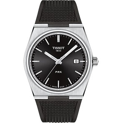 T137.410.16.041.00 Tissot PRX 40 205 Quartz en cuir bleu