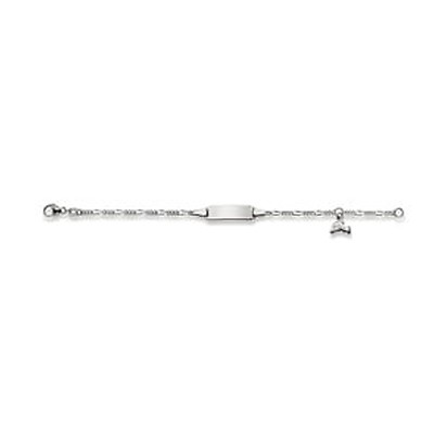 Bracelet Gourmette En Or 18k (750) Pour Enfant - Longueur 14 Cm, Occasion En état Parfait, Motif Coccinelles