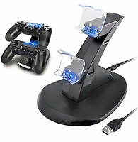 Dubbel Laddstation For Tva Ps4 Ps4 Slim Ps4 Pro Kontroller Snabba Leveranser