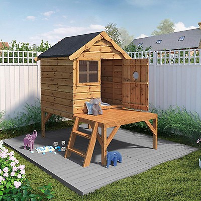 Childrens wooden garden playhouse new arrivals